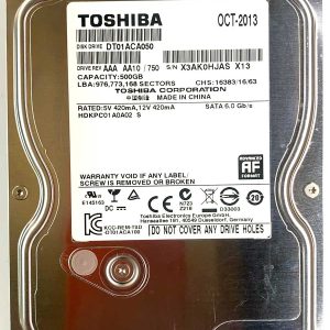 Toshiba DT01ACA050 OCT-2013