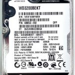 WD 3200BEKT-60V5T1 xxxTJxxx 22-JUL-2010