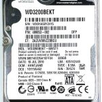 WD 3200BEKT-60V5T1 xxxTJxxx 19-JUL-2010