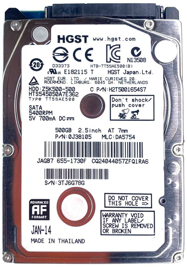 HGST HTS545050A7E362 JAN-2014