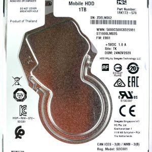 Seagate ST1000LM035-1RK172 ZDExxx 24-NOV-2020