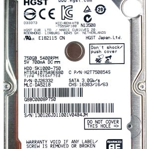 HGST HTS541075A9E680 26-JAN-2013
