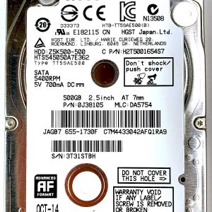 HGST HTS545050A7E362 OCT-2014