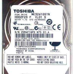Toshiba MK3261GSYN 24-DEC-2010