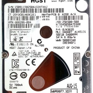 HGST HTS545050A7E680 AUG-2015